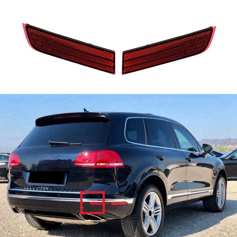 

7P6945105A 7P6945106A Short Rear Bar Reflector Rear Bumper Brake Light Piece Auto Parts For VW Touareg 2016-2018