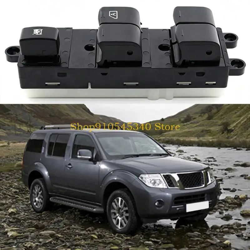 U2JA Black Right Hand Drive Window Lift Control Button Body for Driver Door Repair, Integrated Control Switches Assembly