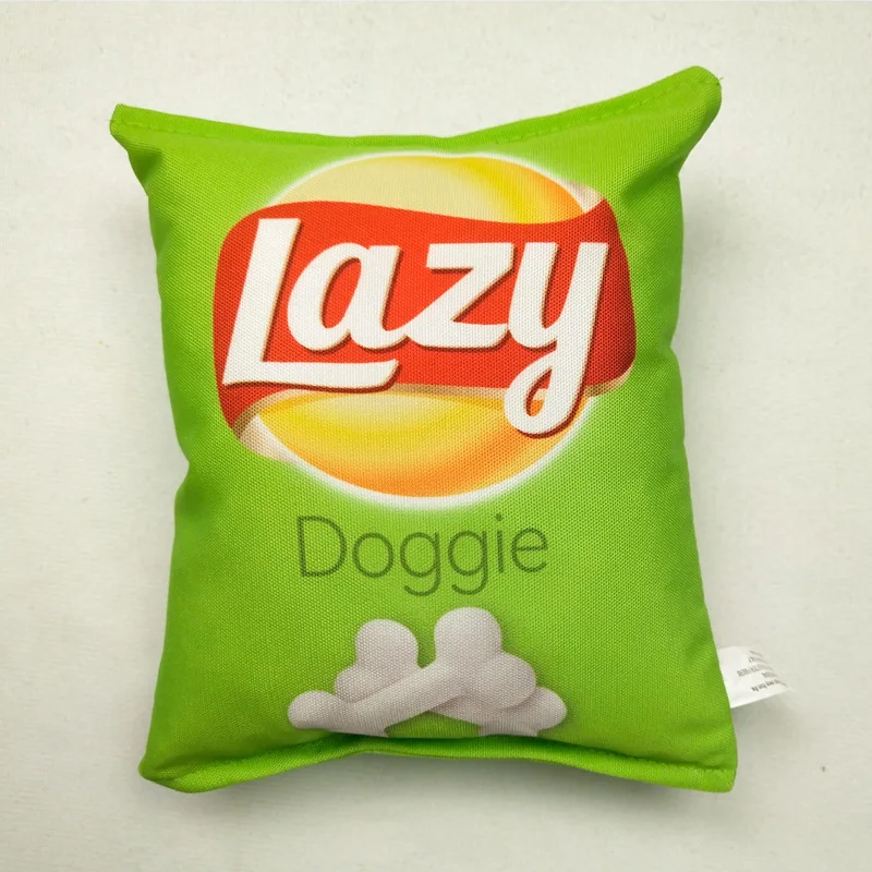 Crisp Packet Plush Dog Toys – Crinkle & Squeak