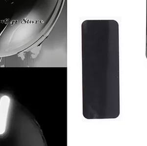 

1 лист, мотоциклетные шлемы, невидимые черные светоотражающие наклейки, простая и эффективная светоотражающая лента для шлемов, велосипедов