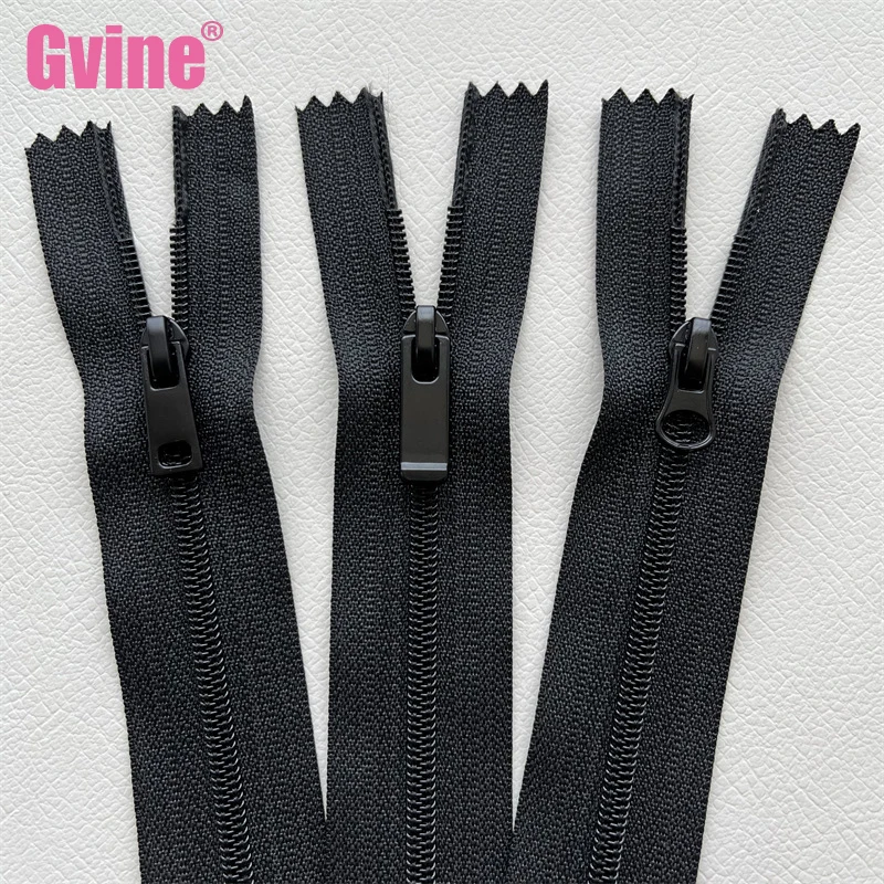 

20Pcs High Quality 15/20cm 3# Close End Coil Nylon Zippers Short Zipper Hidden Zip for Sewing Pants Pocket Garment Accessories