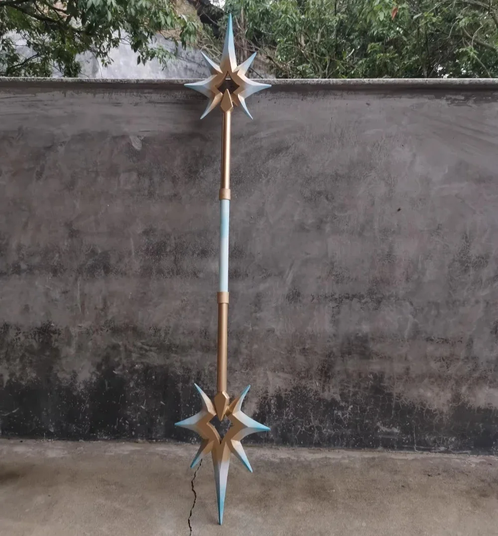 LOL Luxanna Crownguard Staff Cosplay Props the Lady of Luminosity Elementalist Bright for Halloween Christmas Party