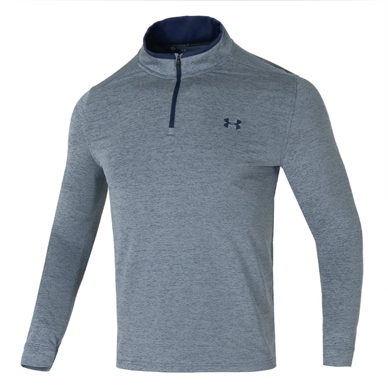 

Футболка Underarmour, мужская спортивная одежда, фитнес-тренировки, утюг для упражнений, удобный дышащий пуловер с длинными рукавами 1327040-044