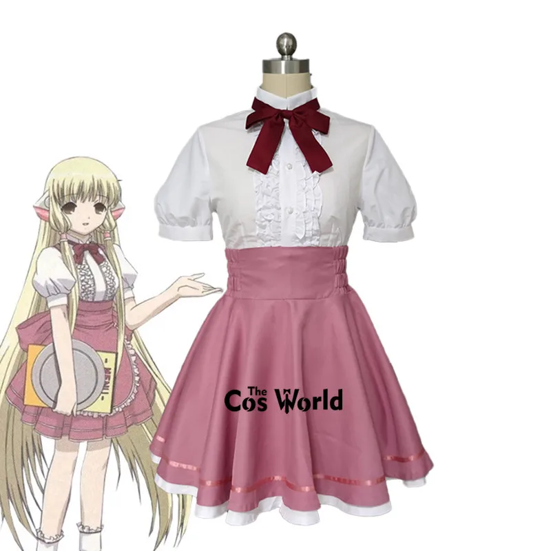 

Chobits Chii Maid Dress Uniform Outfits Anime Customize Cosplay Costumes