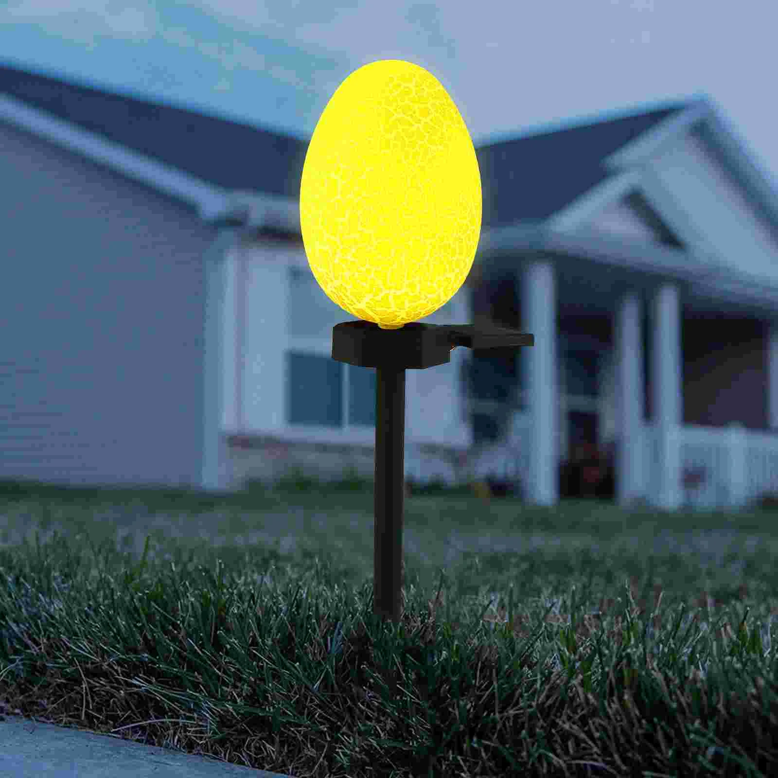 Ostern Solar Lichter Rissige Outdoor Hof Dekoration Wasserdicht Automatische Nacht Sensor Einfache Installation Landschaft