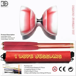 3 Bearings Yoyo Toys Professional Diabolos Set Packaging Rope Bag Chinese Flame-III New Arrived