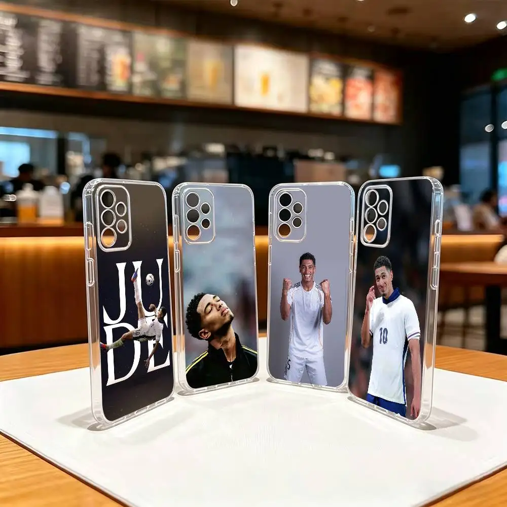 cool-Jude  ransparent Slim Soft CovePhone Case For Samsung S 25,24,23,22,30,21,10,9,Ultra,Plus,Lite,FE,4,5 G