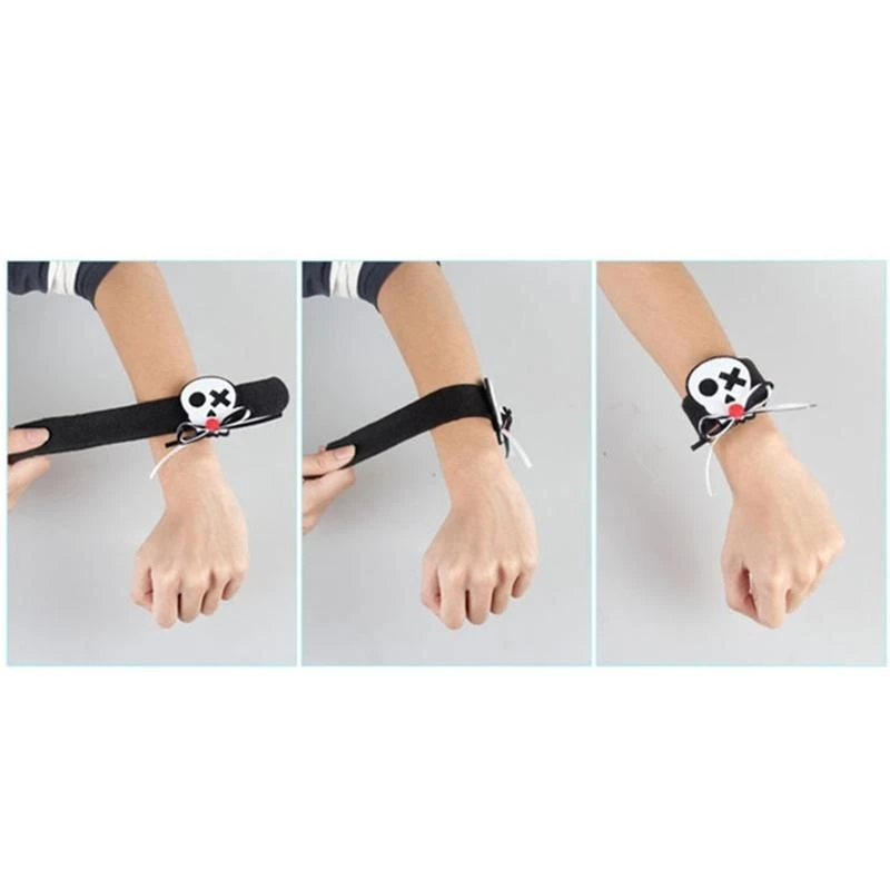 97QC Halloween pulsera Halloween Snaps Clásica Halloween Designs Bracel