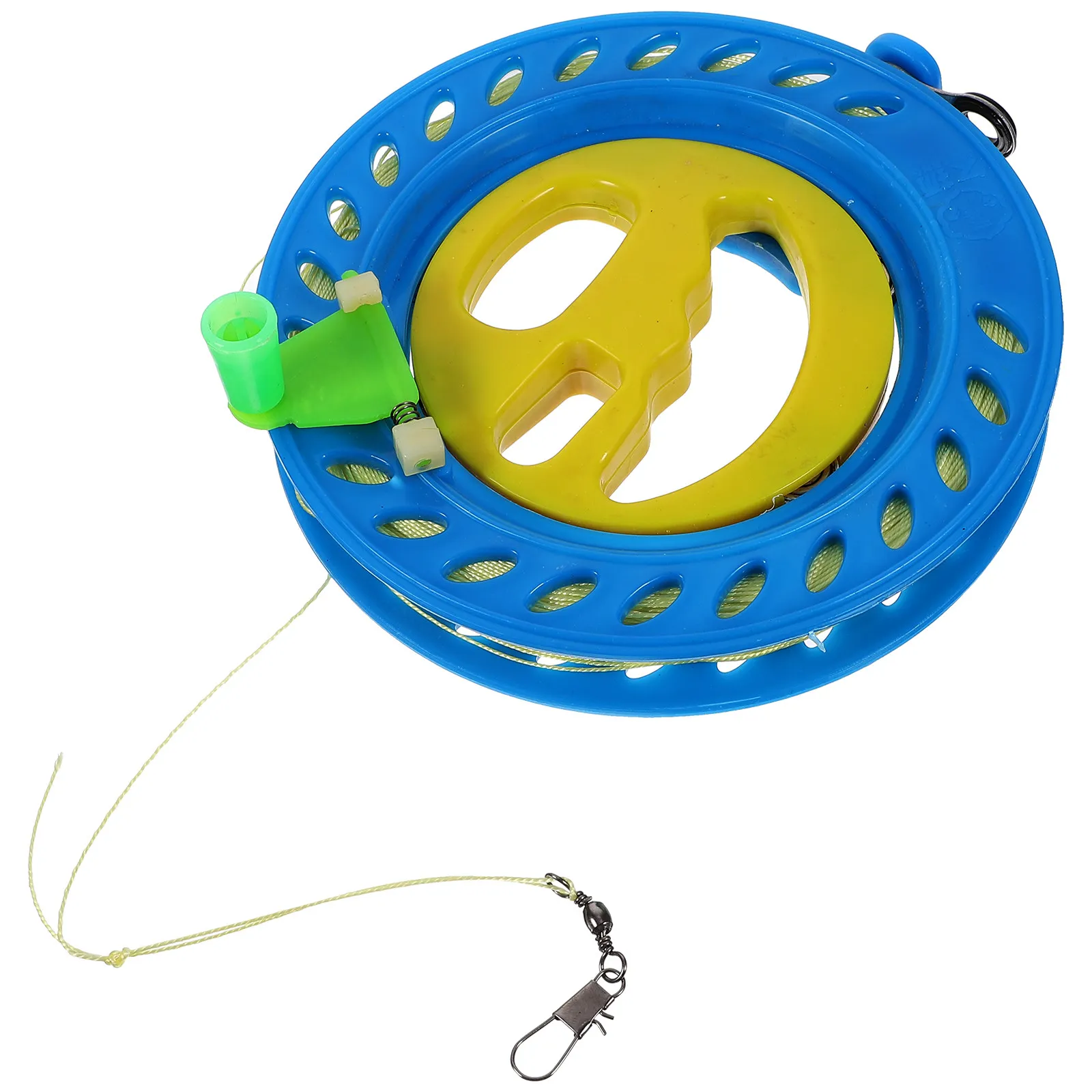 

1Pcs Plastic Kite Line Reel Durable ABS Plastic Handheld Kite Wheel Winder Portable Outdoor Use Blue 16cm Comfortable Grip