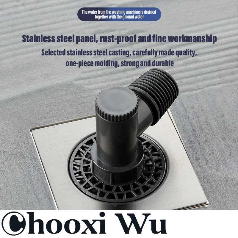 CHOOXIWU-Washing machine floor drain cover, replace in one second, insect-proof and odor-proof