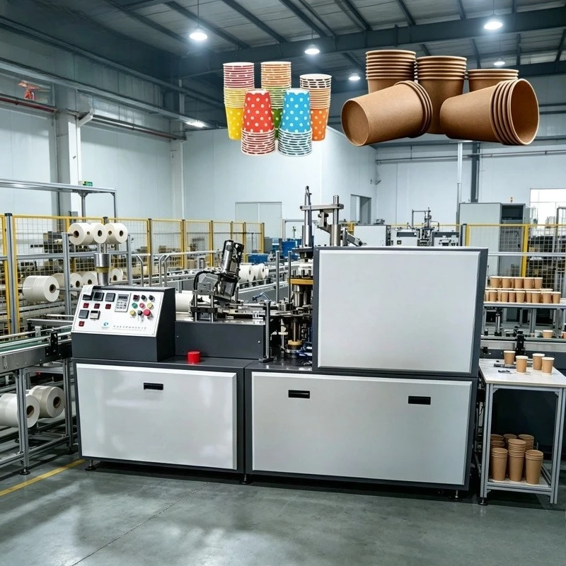 Paper Cup Making Machine Printing Forming Machine Automatic Small Paper Cup Coffee Cup Making Machine