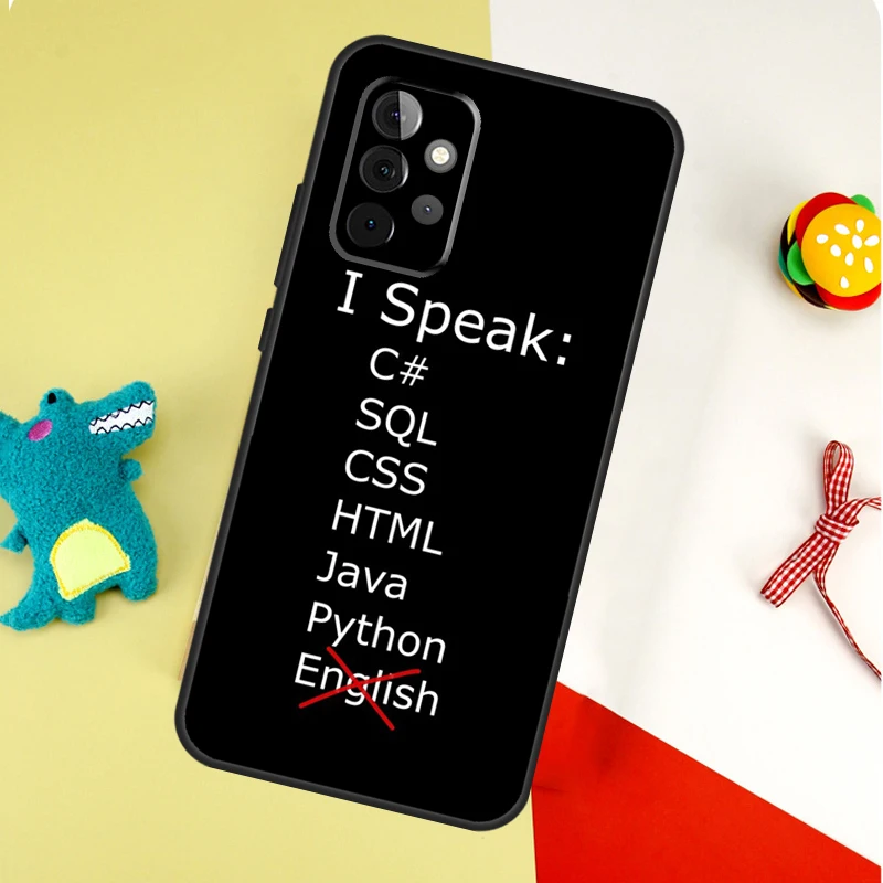 Programming Languages Case For Samsung Galaxy A54 A34 A24 A14 A12 A22 A32 A42 A52 A72 A52S A51 A71 A13 A53 Cover