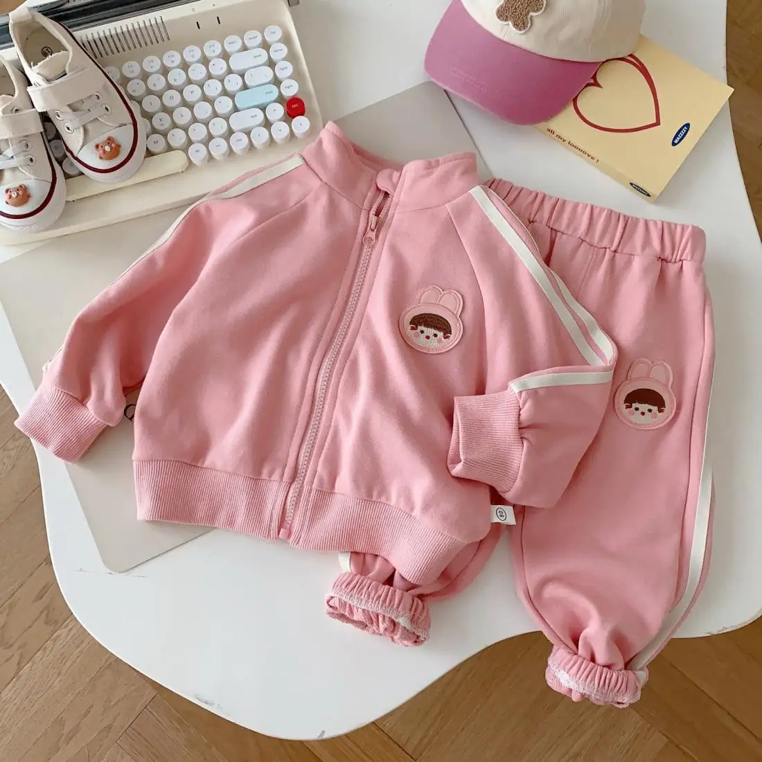 

Spring Girls Clothing Sets Children Sweatshirt Coats Pants Tracksuit For Kids Clothes Set Fashion Girls Outfits1-6 Years Old