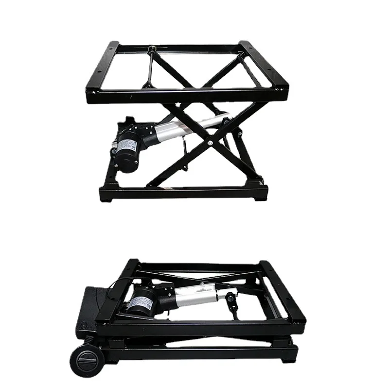 Hardware folding bracket Iron frame Multifunctional remote control lifting coffee table Dining table General function rack