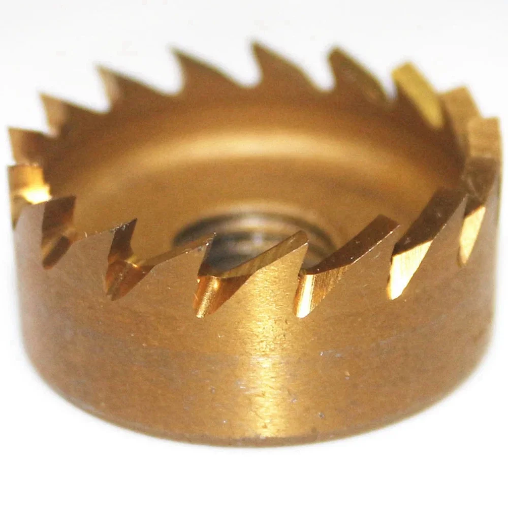 Juego de sierra perforadora con revestimiento de titanio, 5 uds., corte de aleación de Metal de acero inoxidable, 16 18,5 20 25 30mm para carpintería