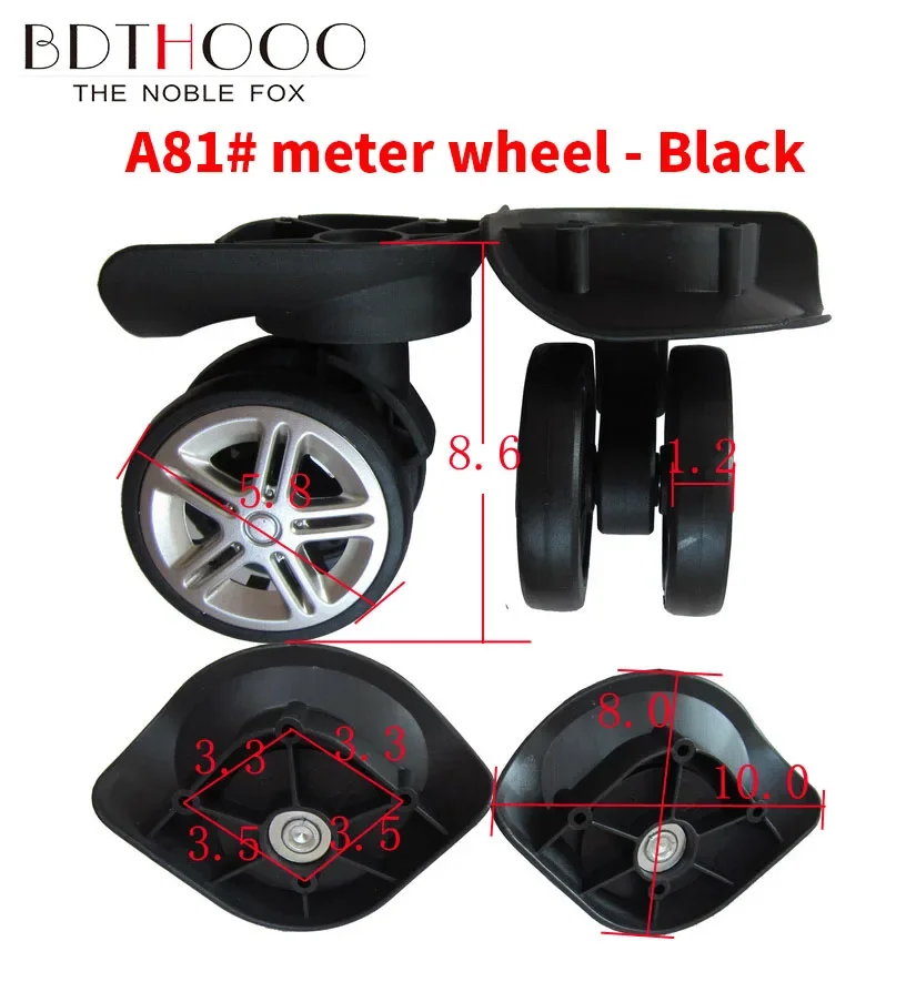 A81 Luggage Wheel Pull Rod Box Accessories Universal Casters  Removable