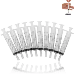 10pcs Disposable Plastic Injector Syringe No Needle for Lab Nutrient Measuring Small Pet Food Feeder (Without Needle) 2024