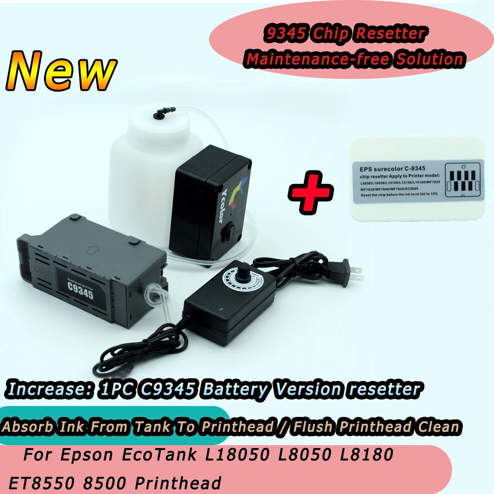 

C9345 External Waste Ink Absorb Ink Supply System For Epson L18050 L8050 L8180 ET8550 8500 L8160 L6578 15180