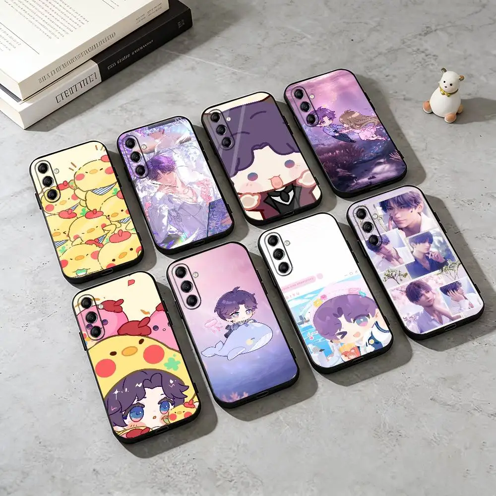 R-Rafayel Artist Painter Graphic  Phone Case For Samsung Galaxy A73,A72,A71,A70,A53,A52,A51,Soft Silicone Black Cover