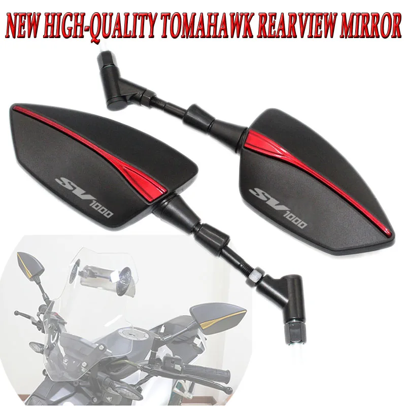 For Suzuki SV1000 SV1000S Universal Motorcycle, Rearview Mirror, Side Mirror, Quality Rearview Mirror Motorcycle