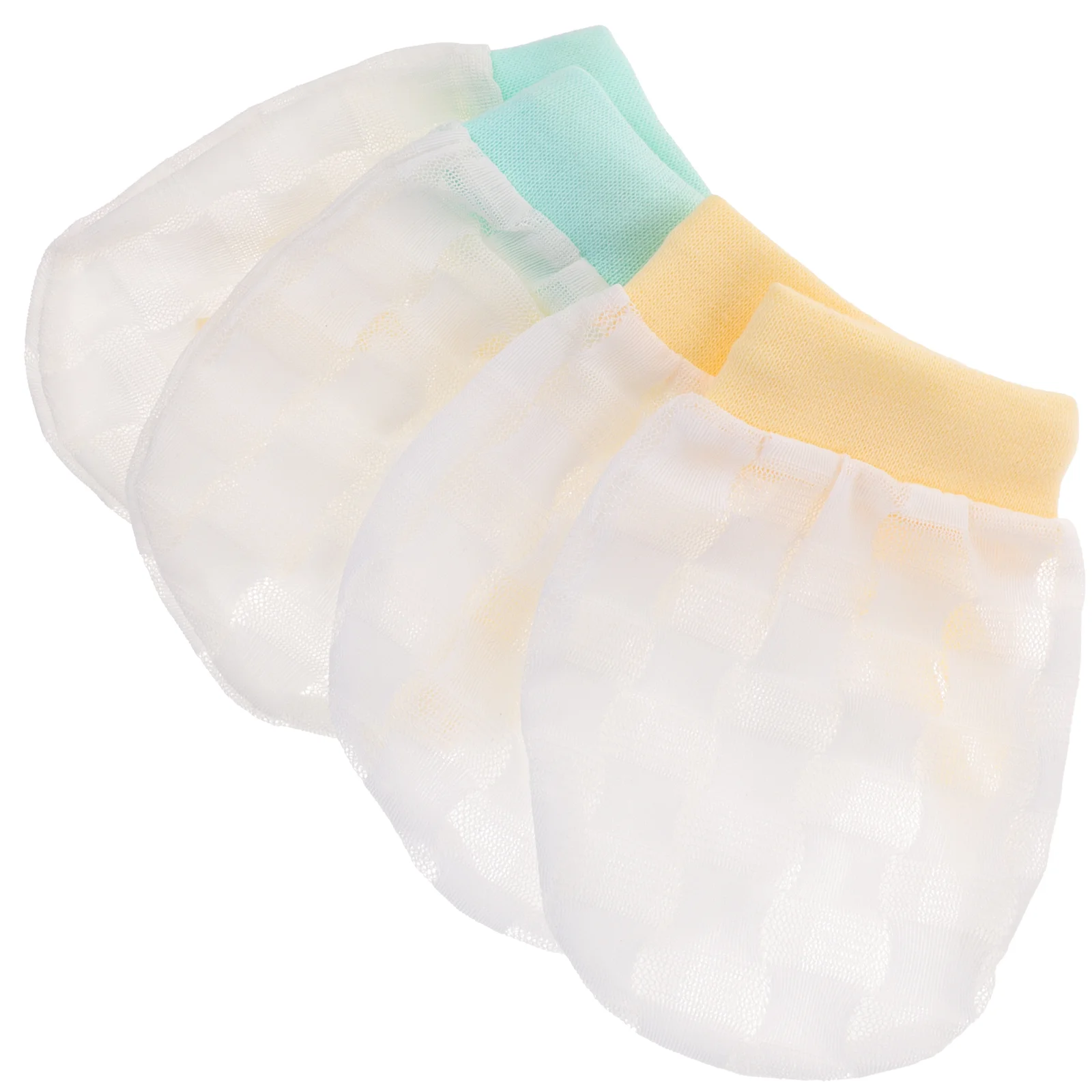 2 Pairs Face Scratch Gloves Stoppers Gel Newborn The Mitten Toddler Anti Baby Boy