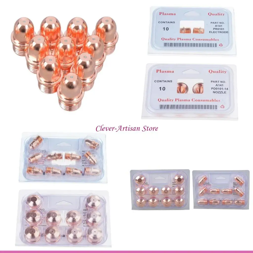 

E06B A101 A141 Electrode Nozzle 1.7mm 1.4mm Plasma Cutter Torch Consumables