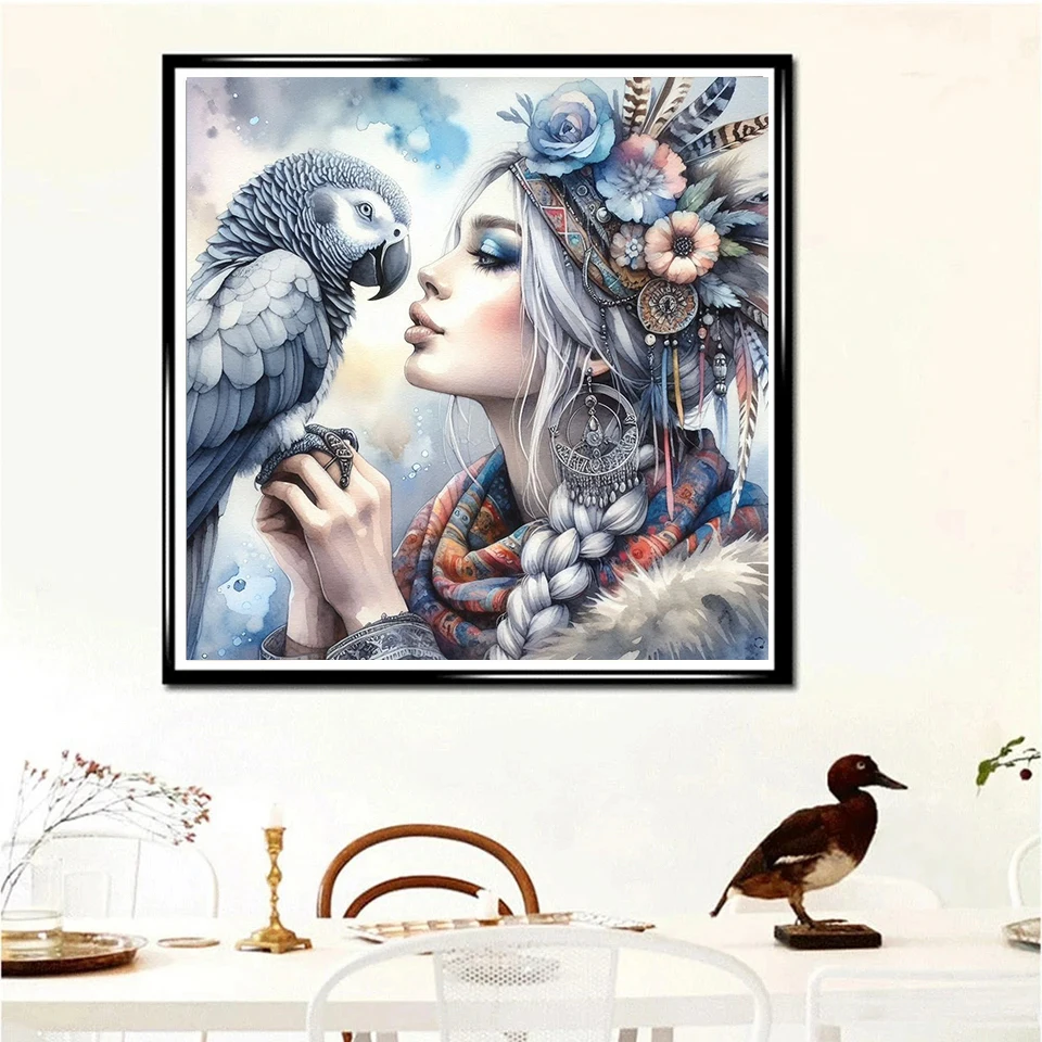 Diamentowe Malowanie Kobieta i – Embroidery Rose Stitch recenzja i cena