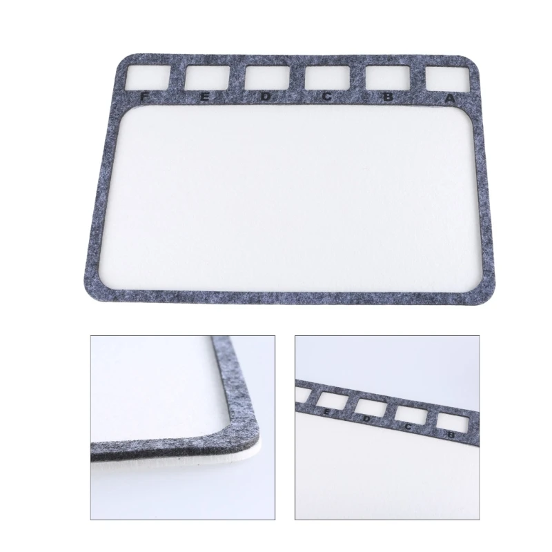 Creative Beading Mats 2Pcs Rectangle Sturdy Felt Bead Boards for Jewelry Artists Home Decoration Craft Supplies