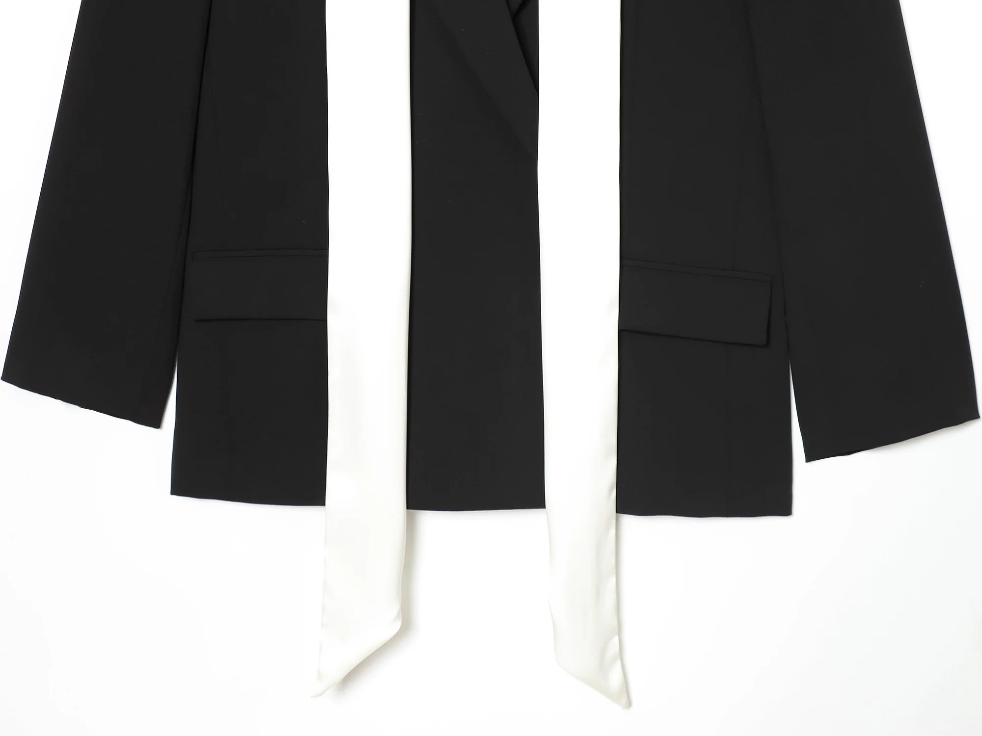 2025 зимний новый женский повседневный модный темпераментный пиджак с мягкими плечами и отложным воротником, съемный шарф