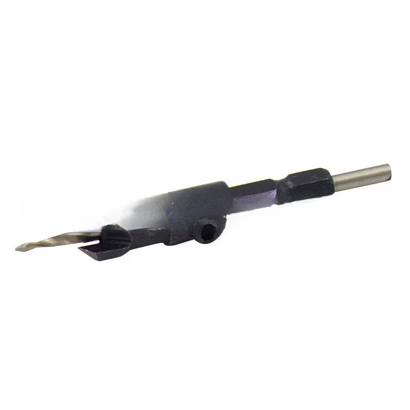 

Cone drill, hexagonal reamer, woodworking hole opener