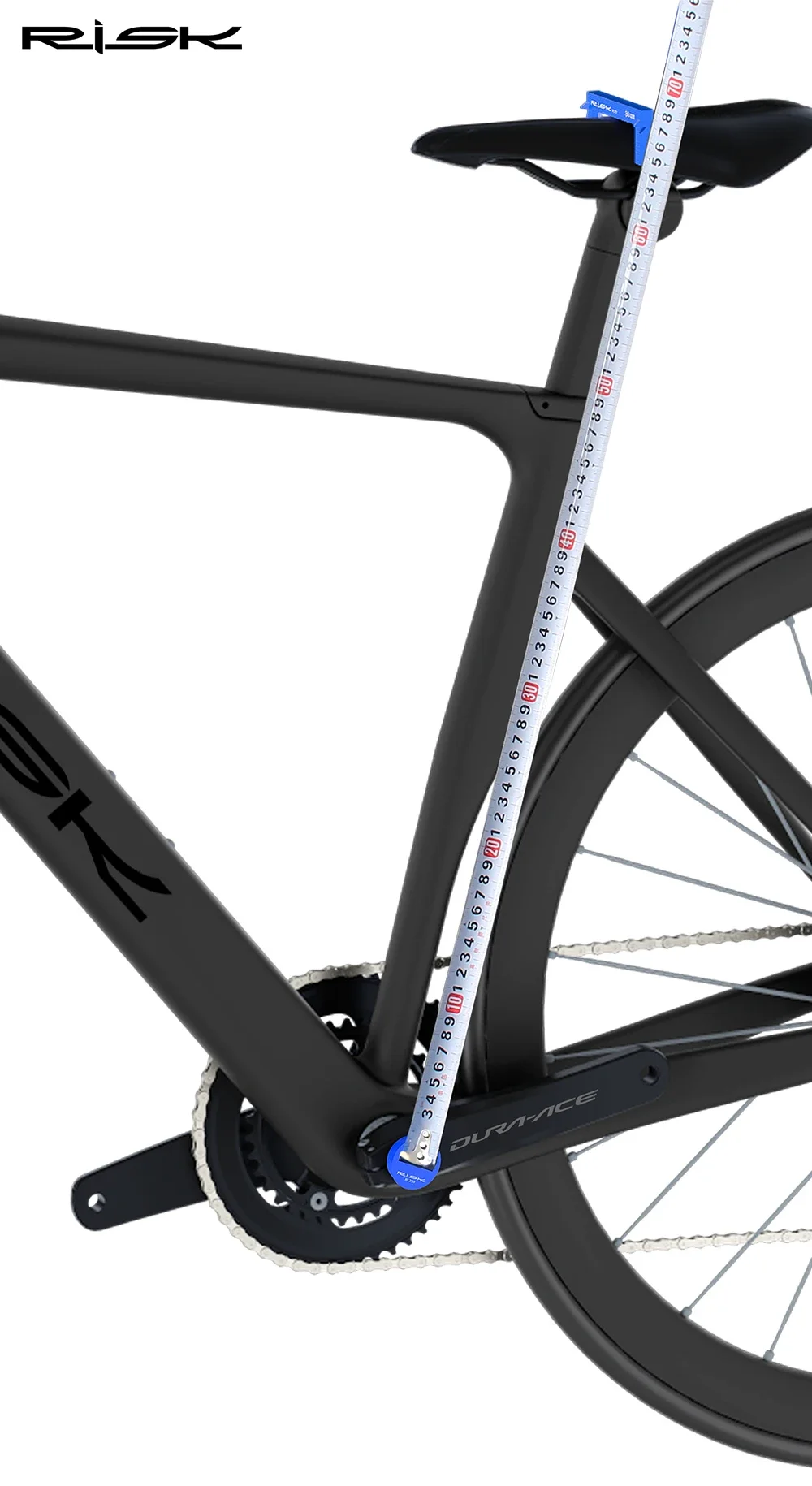 RISK Fahrradsattel-Höhen- und Horizontalwinkel-Messwerkzeug Schalthebel-Innenkurven-Gelenk-Winkelmesser – Detail 9