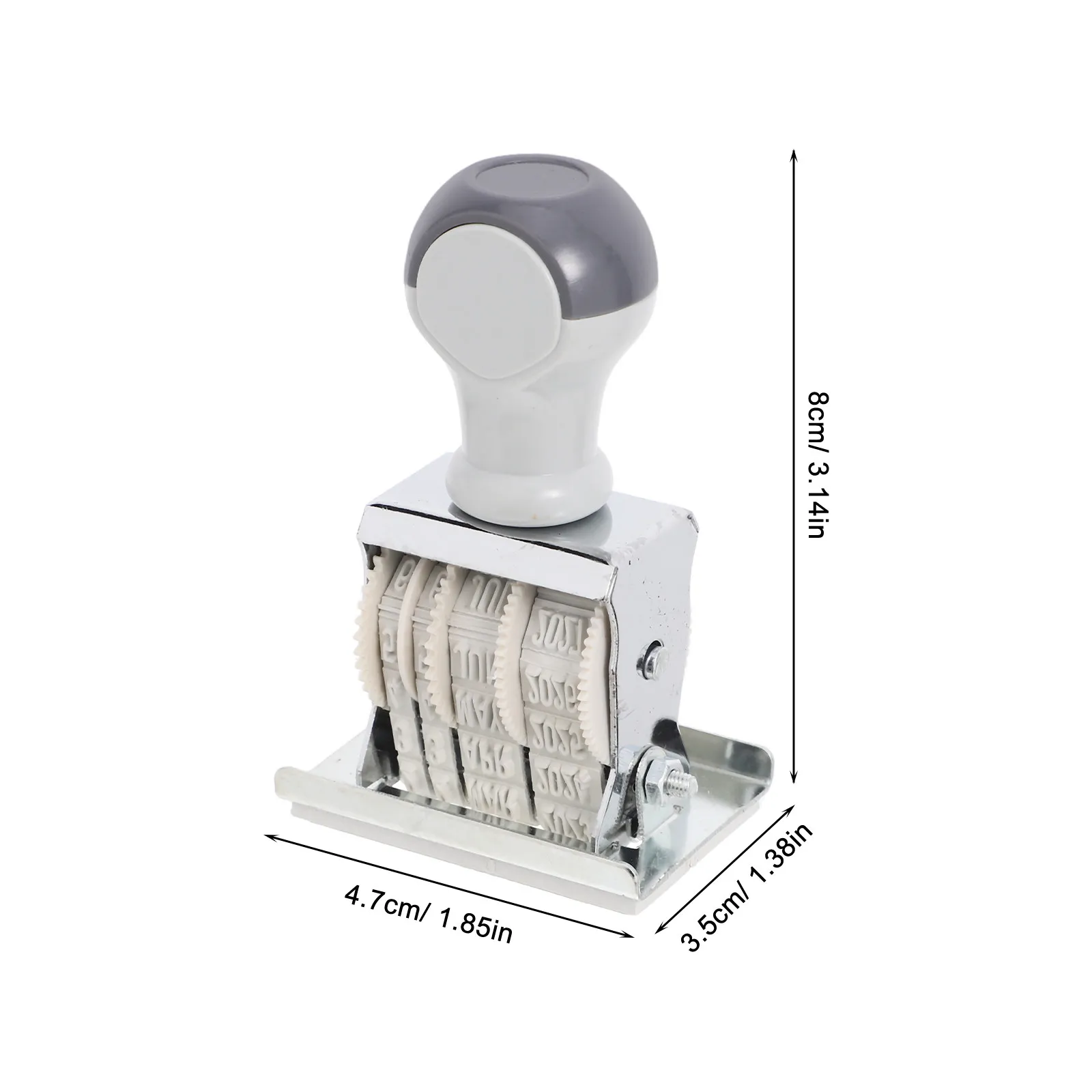 Adjustable Date Rolling Stamp 2022-2033 Handle Date Stamper Portable Small Comfortable Grip Daily Use Office School File