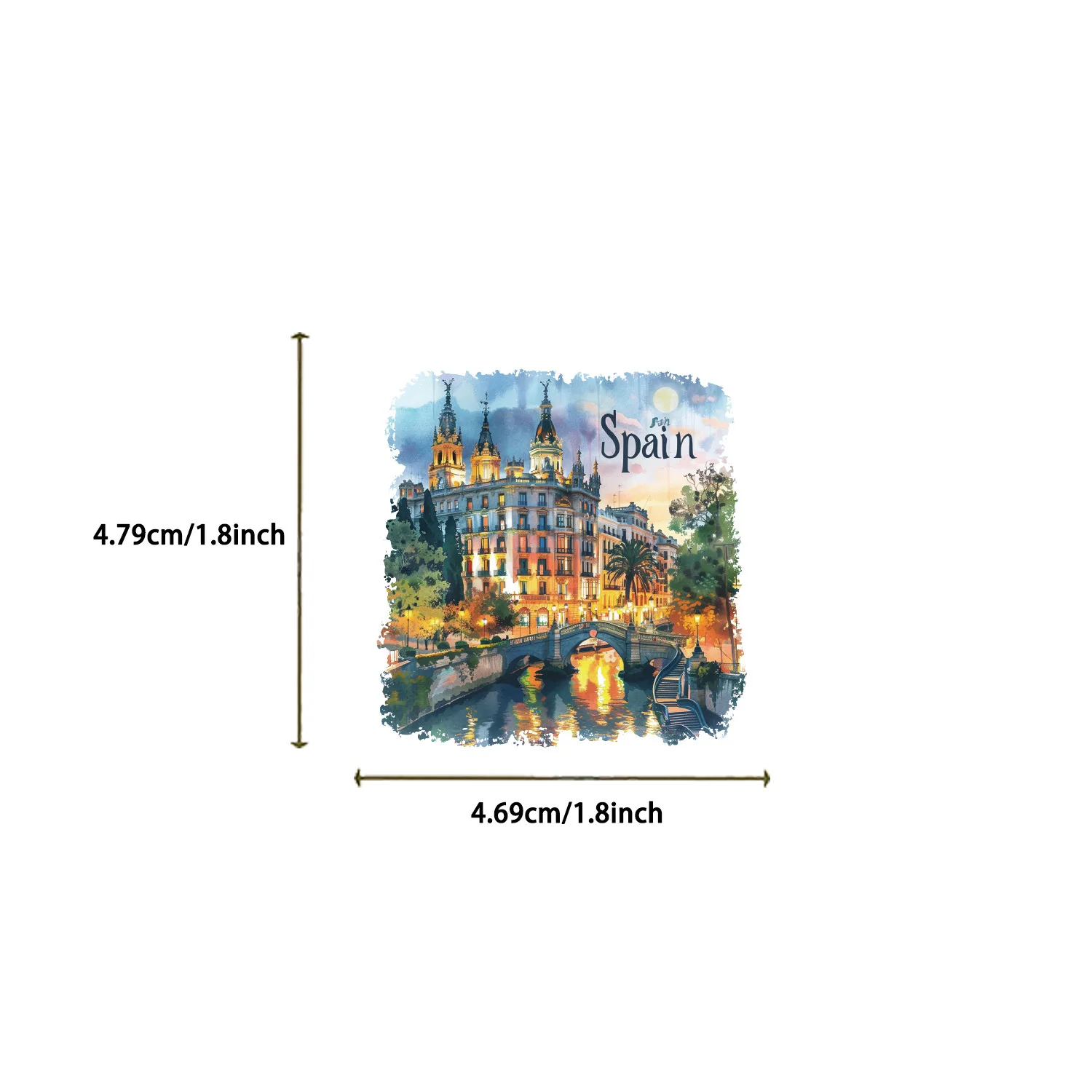 

10/30/50PCS Cartoon Travel Postcard Fun Transparent Graffiti Sticker DIY Scooter Water Cup Phone Case Waterproof Decal Kids Toy