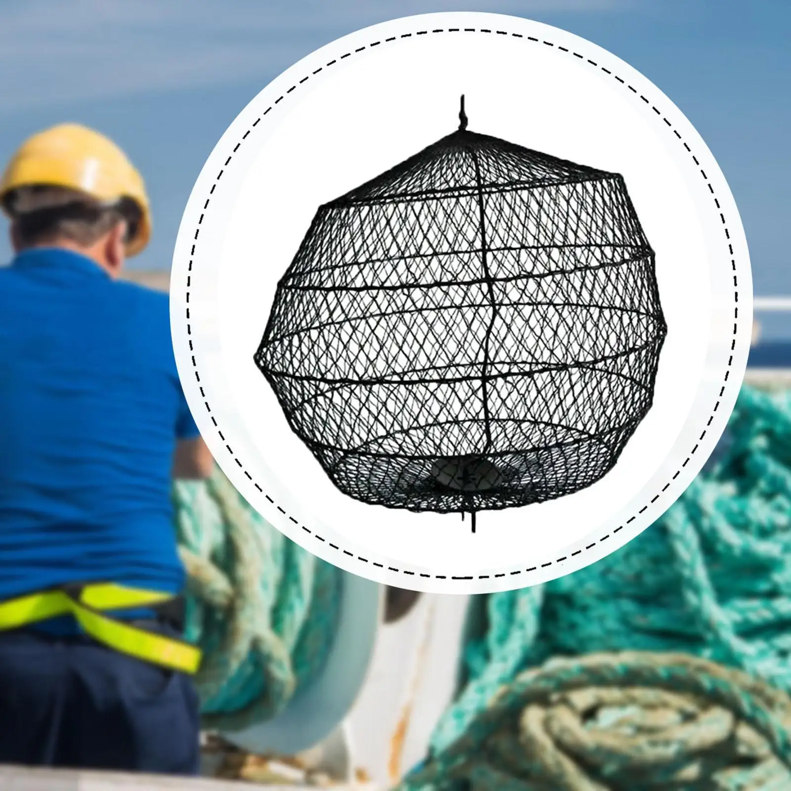 

Day Signals Ball Durable Polyester Ship Signal Indicator Space Saving for Ports Shipyards Boats