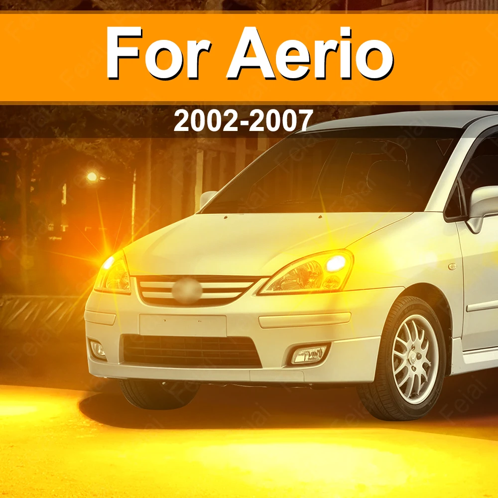 For Suzuki Aerio Turn Signal LED Light Car Indicator Bulb Amber Yellow Aerio 2002 2003 2004 2005 2006 2007 Accessories Blinker