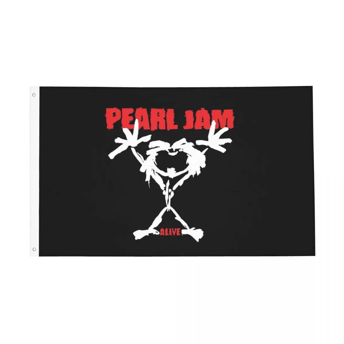 Cool Alive Pearls Jam Flag Outdoor Banner 2 Grommets Music Band Heavy Metal Decoration Double Sided 2x3 3x5 4x6 FT Flags