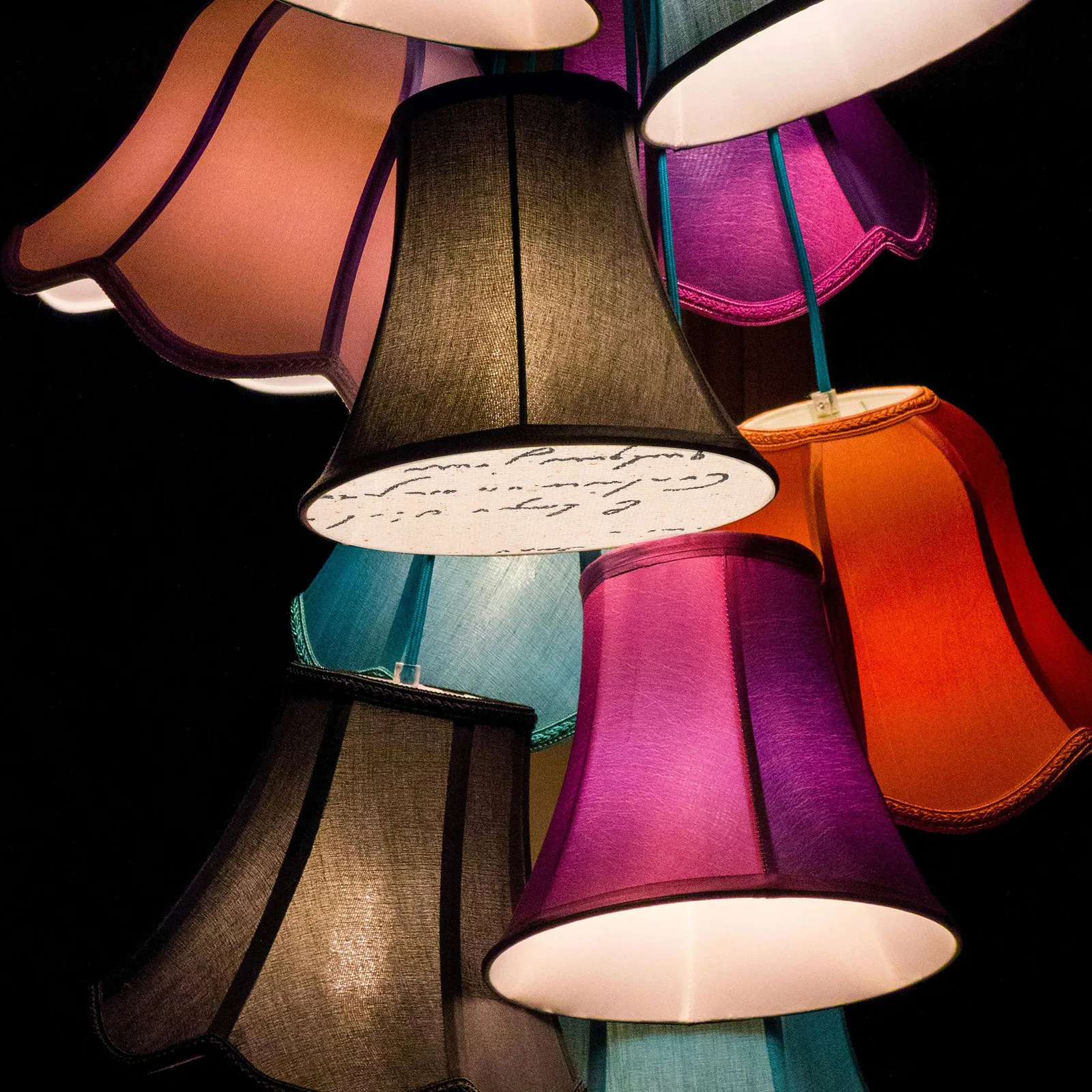 

2Pcs Downlight Lamp Shade Fabric Diffuser Plates Anti-Dazzling Spotlights Light Covers Soft Warm Diffusion for Home Restaurant