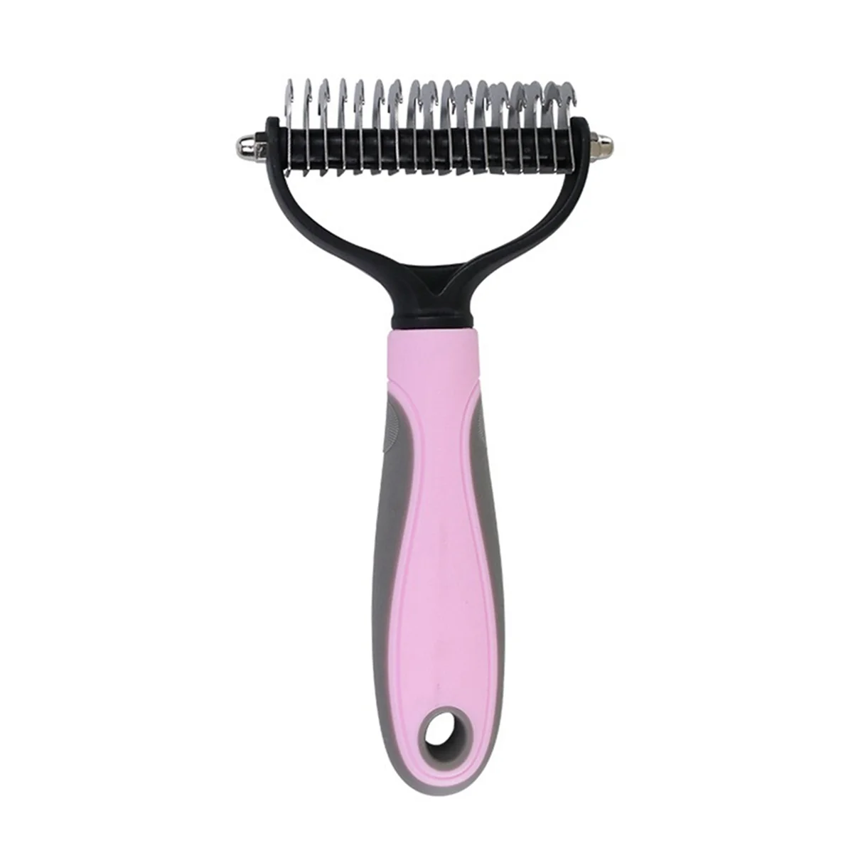 For Long Unkempt Hair Removal Comb Dog Brush Grooming Cat Fur Trimming Pad Remover Brush Beauty Tool Pink L