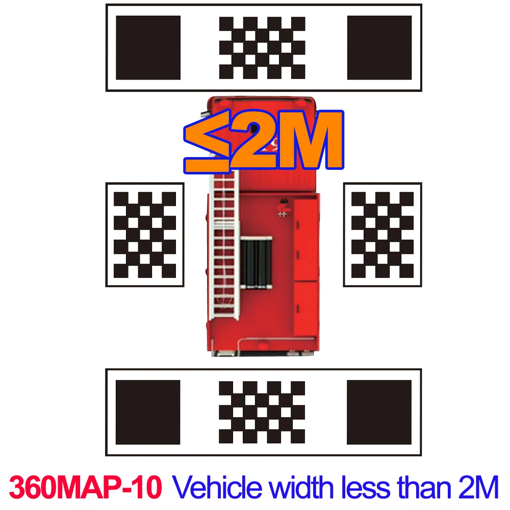 Calibration Cloth For 360 Panorama Imaging System RV Bus Truck Motorhome DV700AI