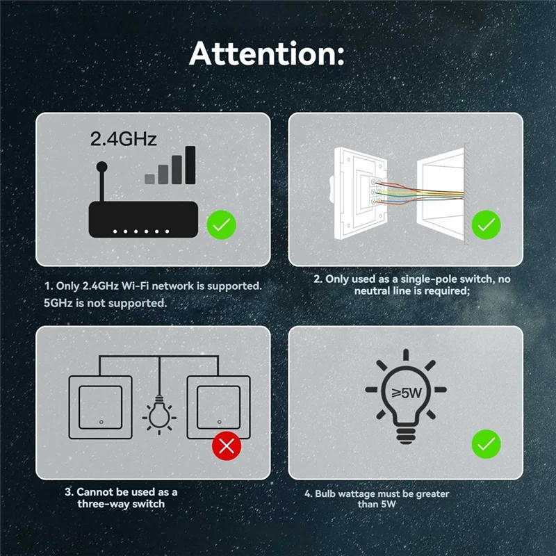 Tuya Wifi Smart Light Switch 2-Gang Dimmer Switch Smart Life APP Remote Control Work With Alexa Google A