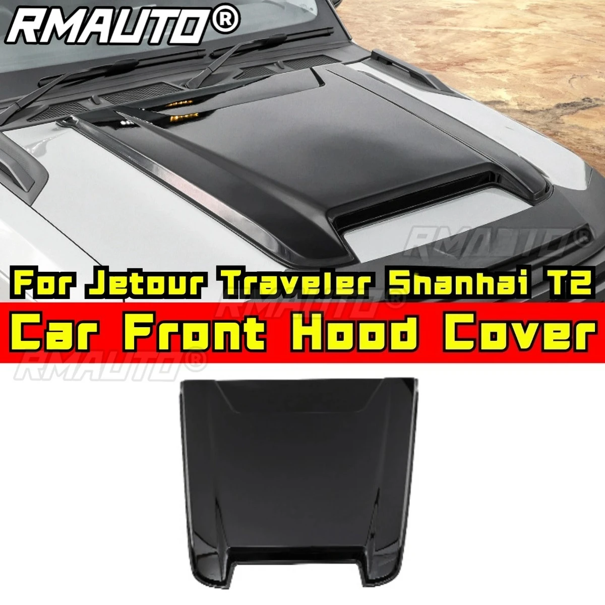 Car Storm Engine Hood Storm Style Hood Body Kit For Jetour Traveler Shanhai T2 Car Accessories