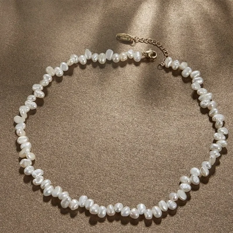 

[Gift] Wang Yuwen Will Give A Gift for The Same Pearl Necklace Female Baroque Light Luxury Collarbone Chain.