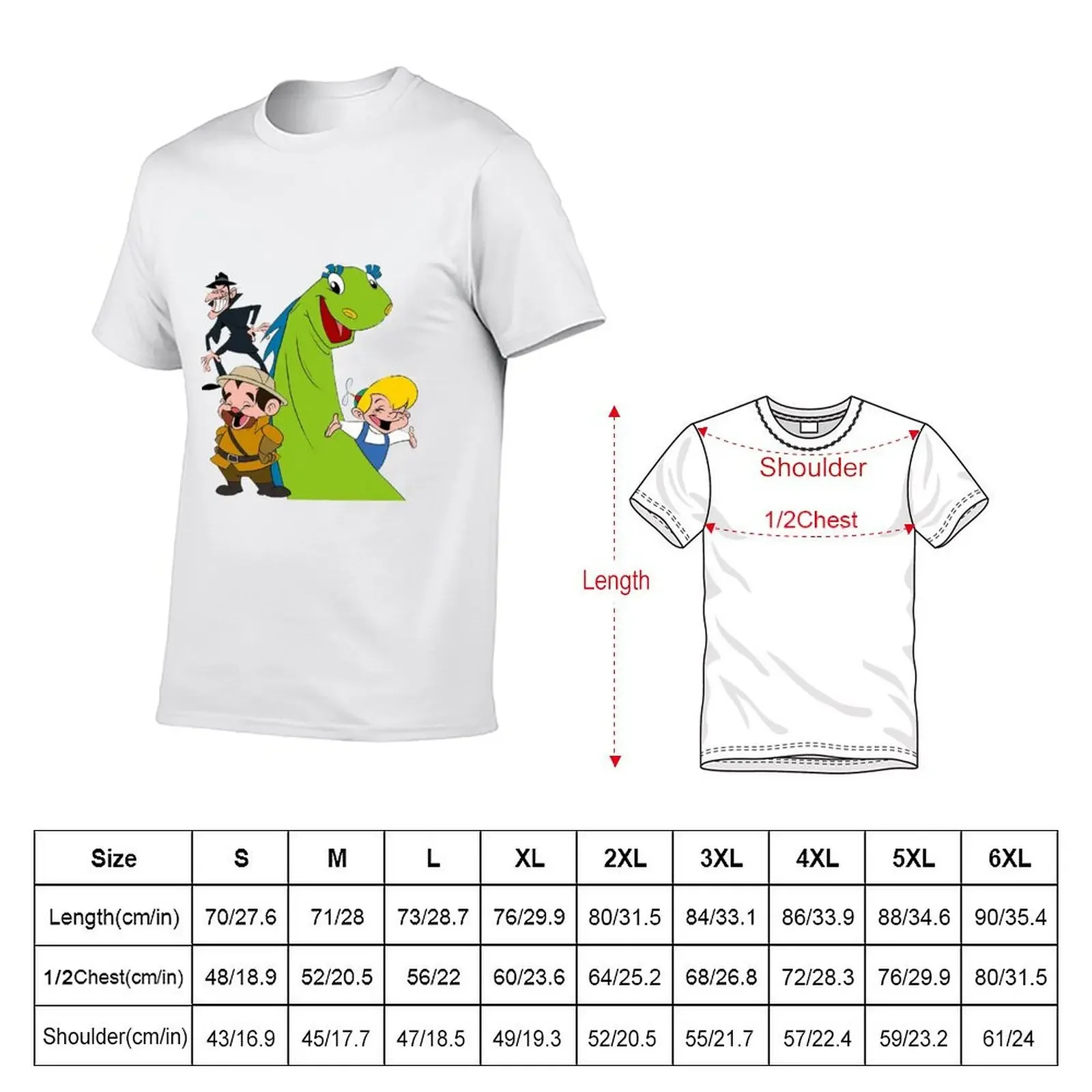 beany and cecil cartoon T-Shirt plus size clothes vintage clothes customs design your own funny t shirts for men