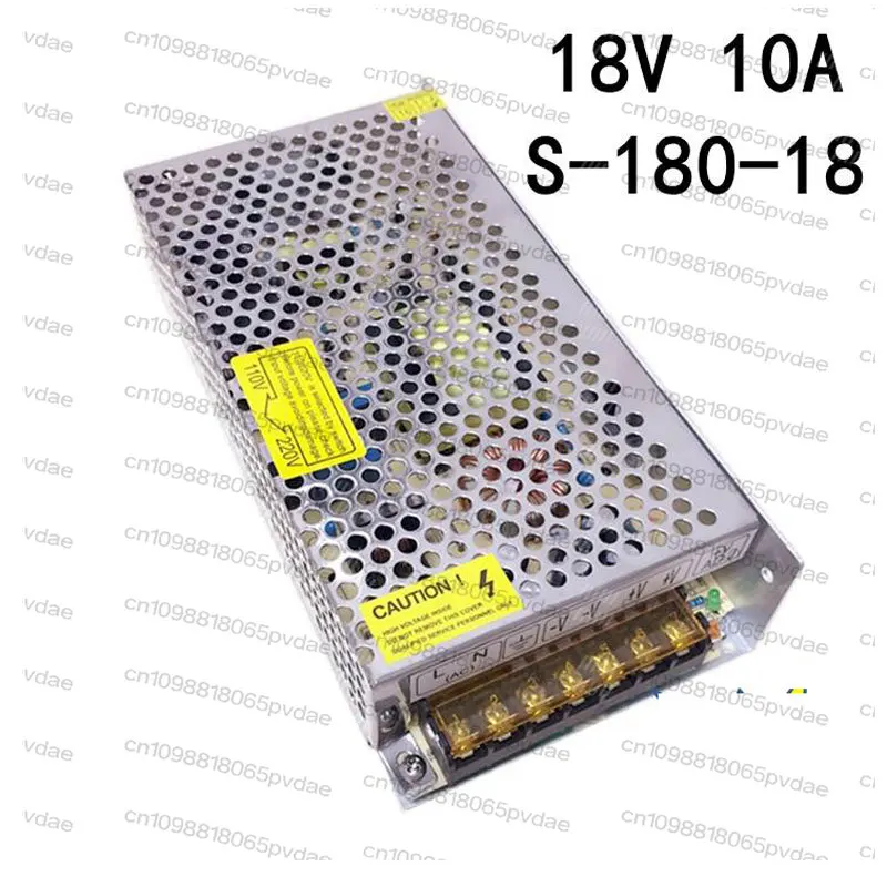 18V 10A Small Volume LED Power Source S-180-18 18V 180W Industrial Switching Mode Power Supply