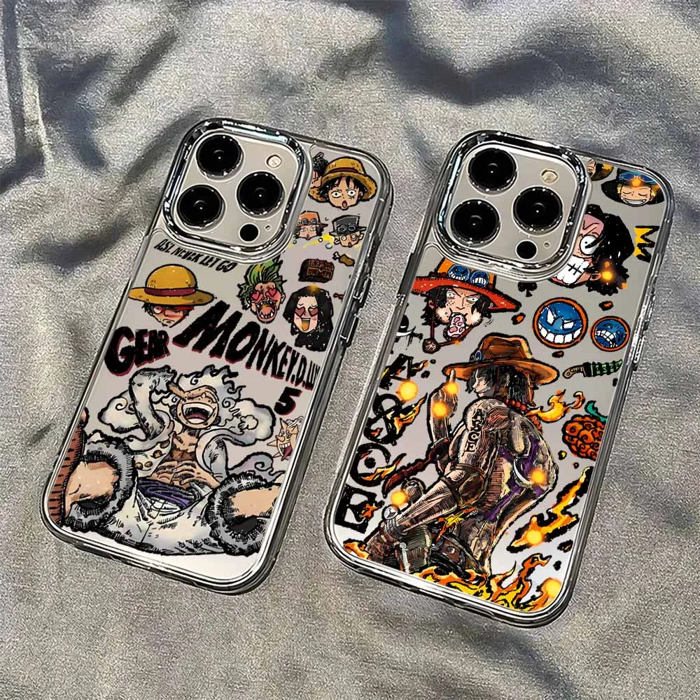 Anime One Piece Luffy Zoro Handyhülle für Google Pixel 10 9A 9 8A 8 Pro XL Transparente Weiche TPU-Schutzhülle Kreative Schale