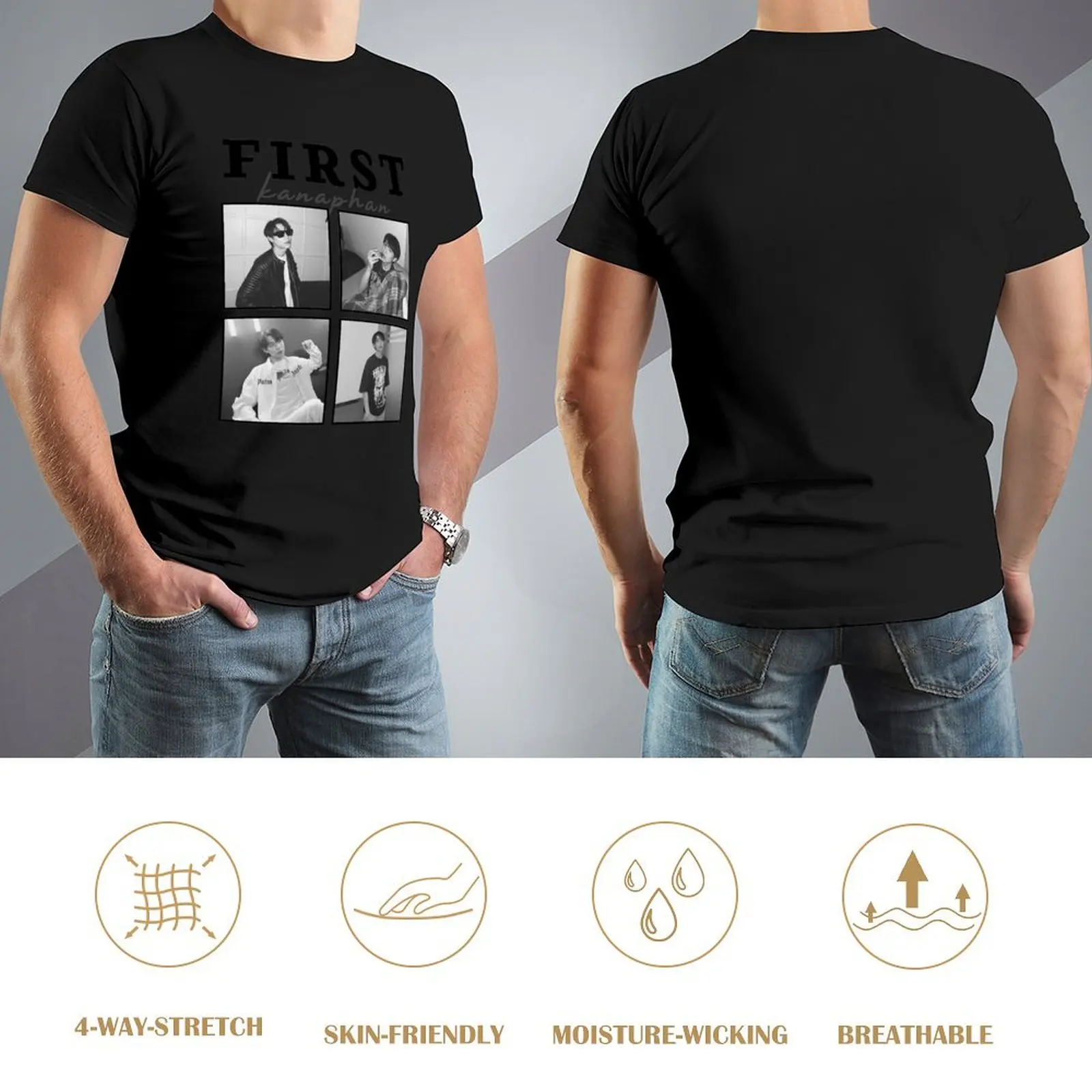 First Kanaphan (Only Friends) Concert Poster (White Version) T-Shirt cheap stuff basketball graphic tees mens clothing