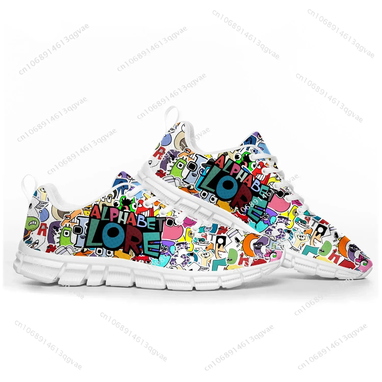 Alphabet Lore Sports Shoes Mens Womens Teenager Children Customized Sneakers Tailor-Made Shoe High Quality Couple Sports Shoes