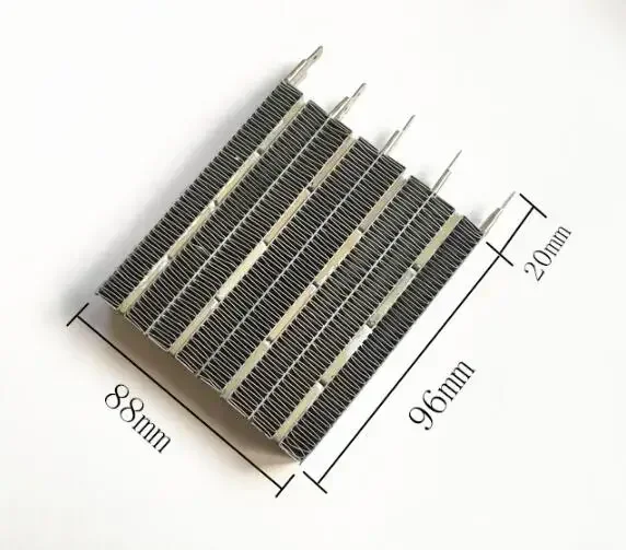 Electric Fan Heater Parts PTC heating element ceramic heating fins plate 96X88X15mm 220-230V 1500W 1800W 2000W