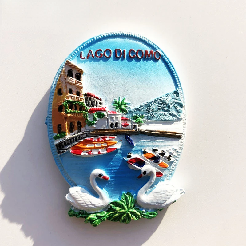 Italy Fridge Magnets Lago Di Garda Sicilia Lago Como Verona Taormina Travelling Souvenirs Home Decor Refrigerator Stickers Gifts