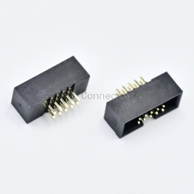10pcs Dc3 Connector Dip Dc3 Header Pitch 1.27 Mm 2.0mm 2.54mm Dc3 Isp Male Socket Straight Pin Double-spaced Idc Jtag Box Header